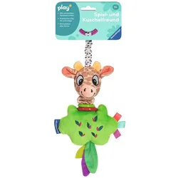 Ravensburger 4851 play+ Zappel-Giraffe, Kuscheltier mit lustigem Spieleffekt, Baby-Spielzeug ab 0 Monate