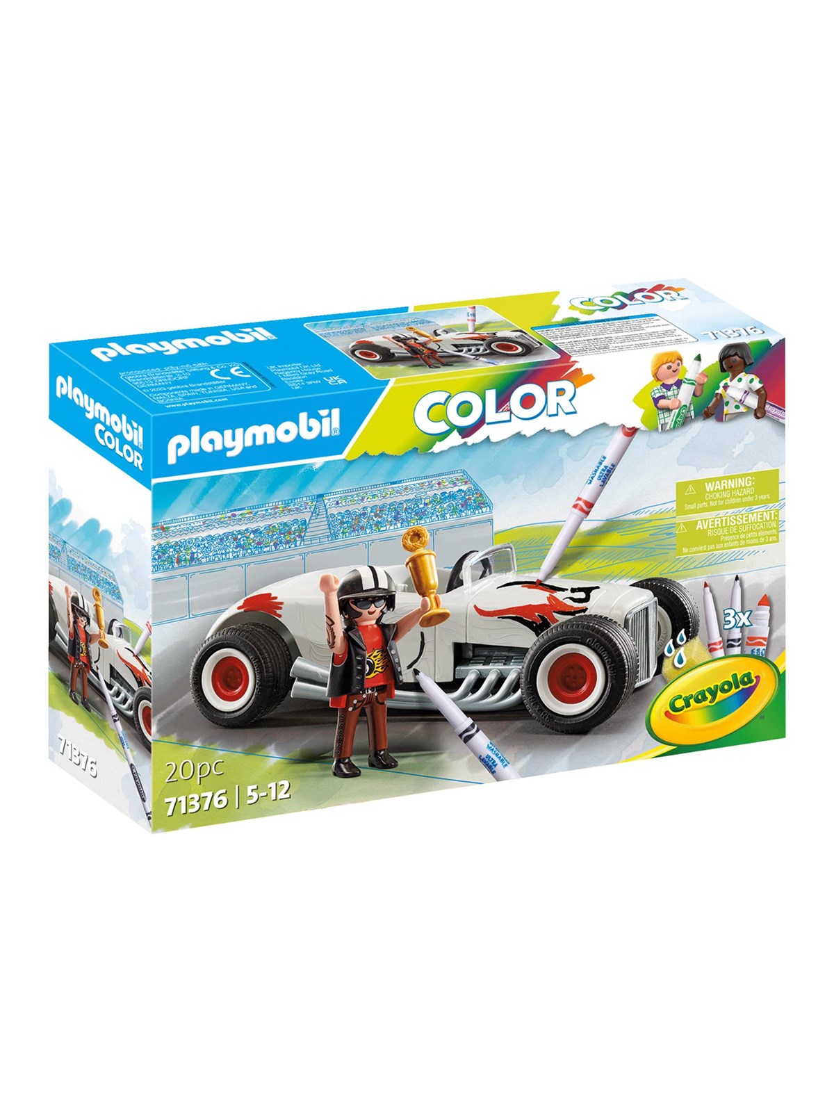 Playmobil Action - PLAYMOBIL Color: Rennauto