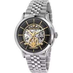 MASERATI - EPOCA AUTOMATIK - schwarz-gold silber / 42 MM