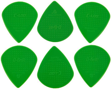 D-Grip Picks Jazz C Nylon Green 1,00 Vert