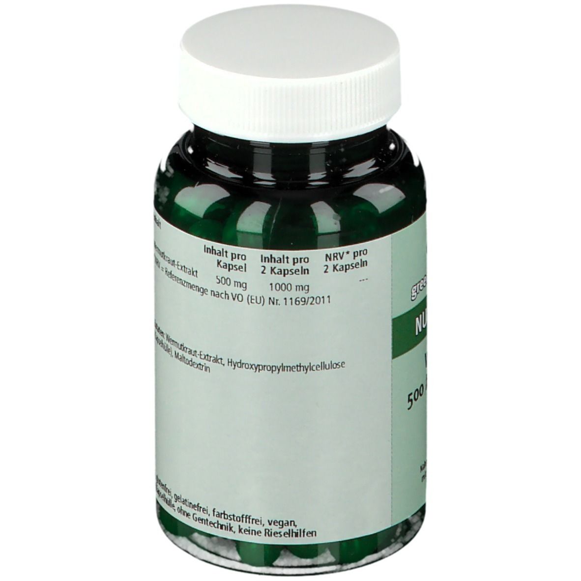 Wermut 500 mg Extrakt Kapseln 60 St