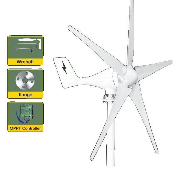 Windturbinegenerator, 2000w Leistung, e Energieerzeugung, 12V, Mit Mppt-Regler, 2000W