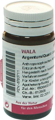 WALA Heilmittel GmbH ARGENTUM/QUARZ Globuli 20 g 08783711