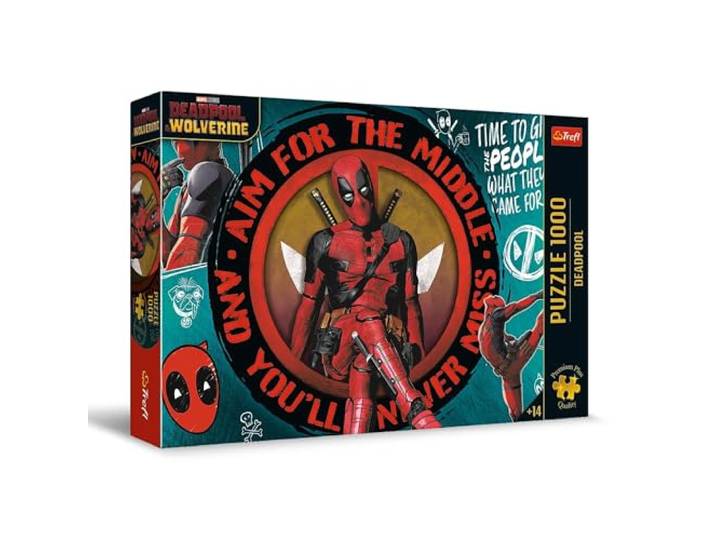 Trefl - Puzzels 1000 Stukjes, Deadpool, Premium Plus, Marvel