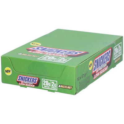 Snickers Hazelnut Low Sugar High Protein Bar (12x57g) 12x57 g Riegel