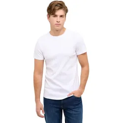 Mustang T-Shirt Allen mit Slim Fit in Weiß-S
