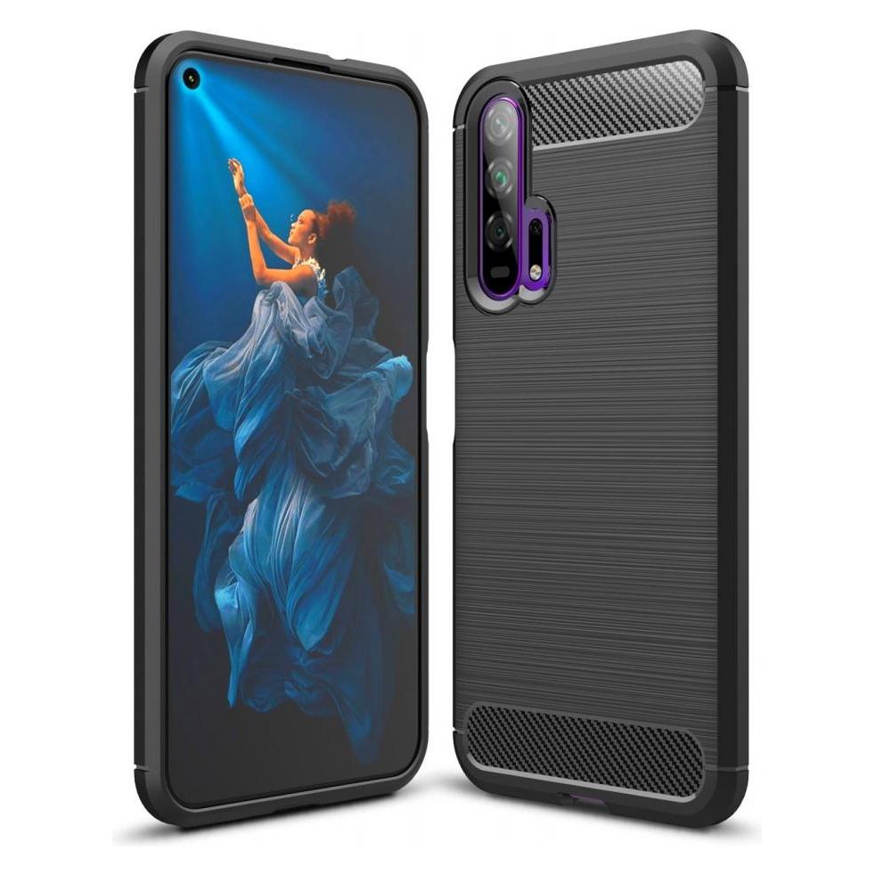 Screenguard Honor 20 Pro Hülle Carbon Brushed Soft TPU (Honor 20 Pro) (00025374)