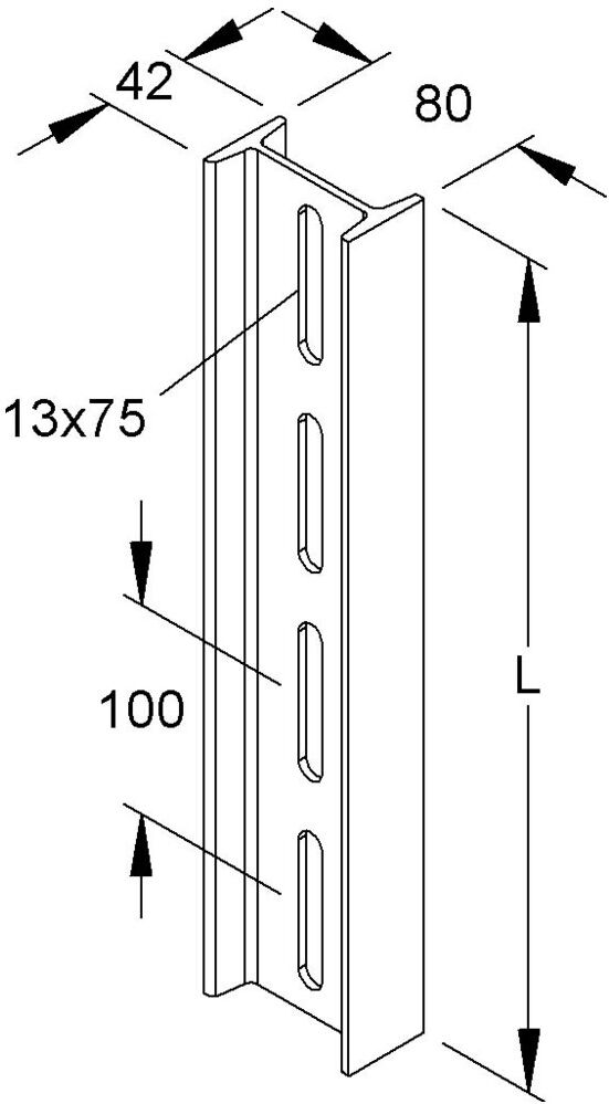 Niedax Profil I 80/3000 FL)