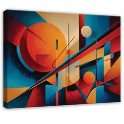 BILDER Abstrakt Pop Art Bunt 60x40