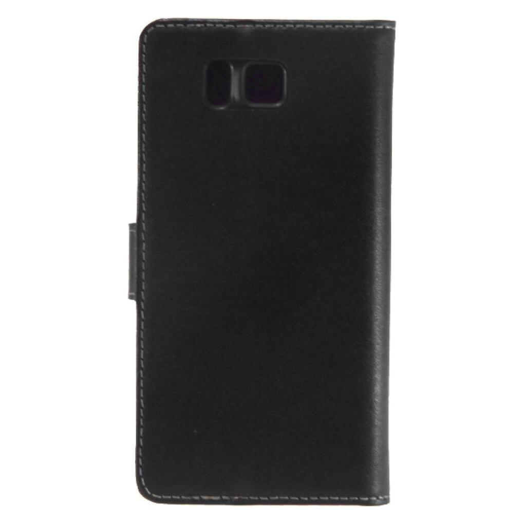 OEM Slim Leather Book Case for Galaxy Alpha - Black 4250710555567 (Samsung Galaxy Alpha) (25440201)