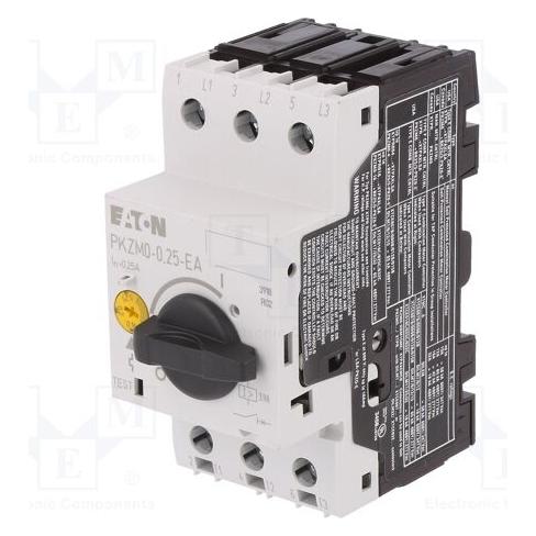 Eaton Motorschutzschalter 3P 0,06kW 0,16-0,25A PKZM0-0,25-EA (189895) (189895)