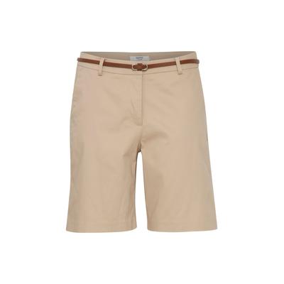 Shorts OXMO "Shorts OXDaney", Damen, Gr. 36, N-Gr, beige (nomad), Obermaterial: 98% Baumwolle CO. 2% Elasthan EL., Hosen Shorts