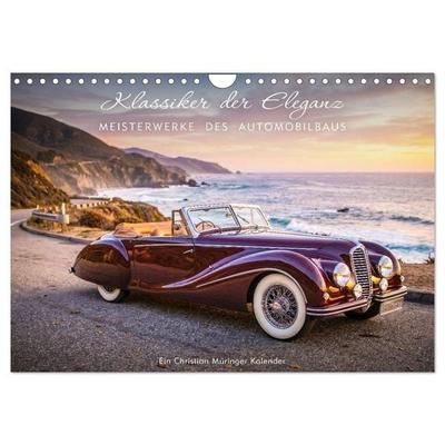 Klassiker der Eleganz - Meisterwerke des Automobilbaus (Wandkalender 2027 DIN A4 quer), CALVENDO Monatskalender