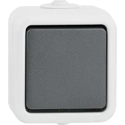 AP-Wippschalter PEHA IP 44, Wechsel, grau D626 WAB PEHA by Honeywell