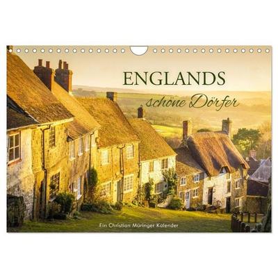 Englands schöne Dörfer (Wandkalender 2027 DIN A4 quer), CALVENDO Monatskalender