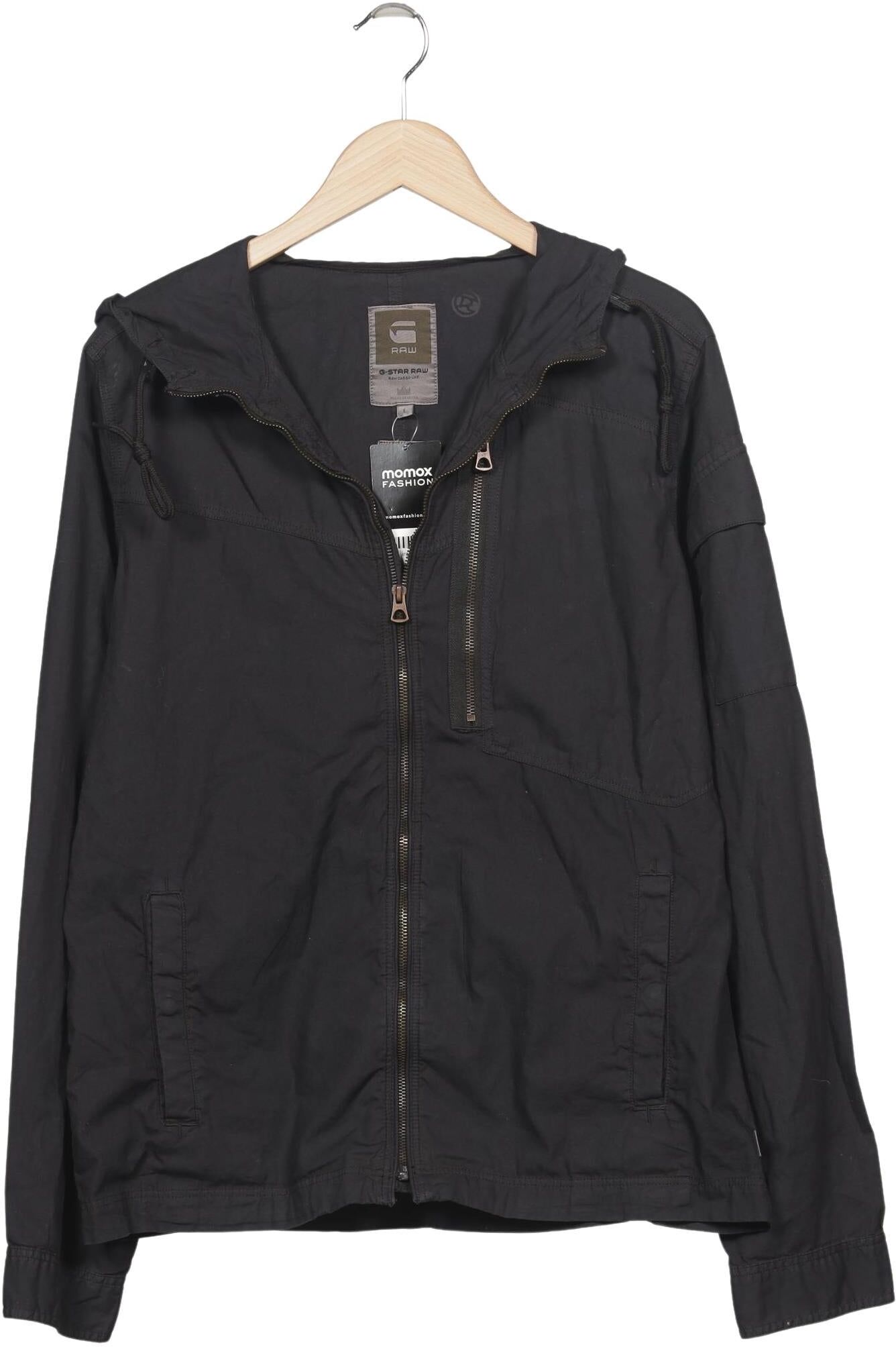 G Star RAW Herren Jacke, Schwarz, Gr. L, Baumwolle - Second Hand