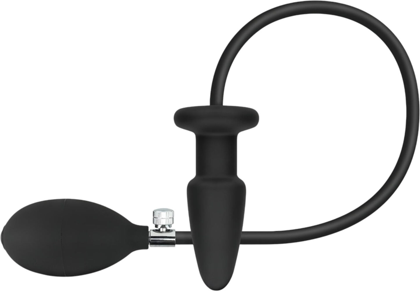 EasyToys - Inflatable Anal Plug (Black)