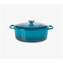 Le Creuset Bräter Signature, Pfanne + Kochtopf, Türkis
