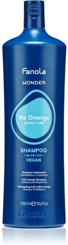 Fanola Wonder No Orange Shampoo shampoing neutralisant les reflets orange 1000 ml