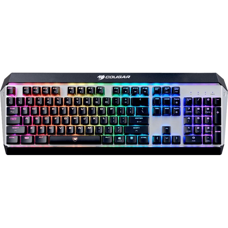 Cougar Attack X3 RGB CHERRY MX RGB Brown USB Deutsch schwarz/silber (kabelgebunden)