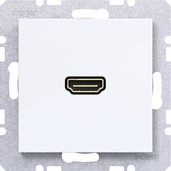 Hager HDMI-Steckdose Lichtweiß (glänzend) WAF4379WG 1 St.
