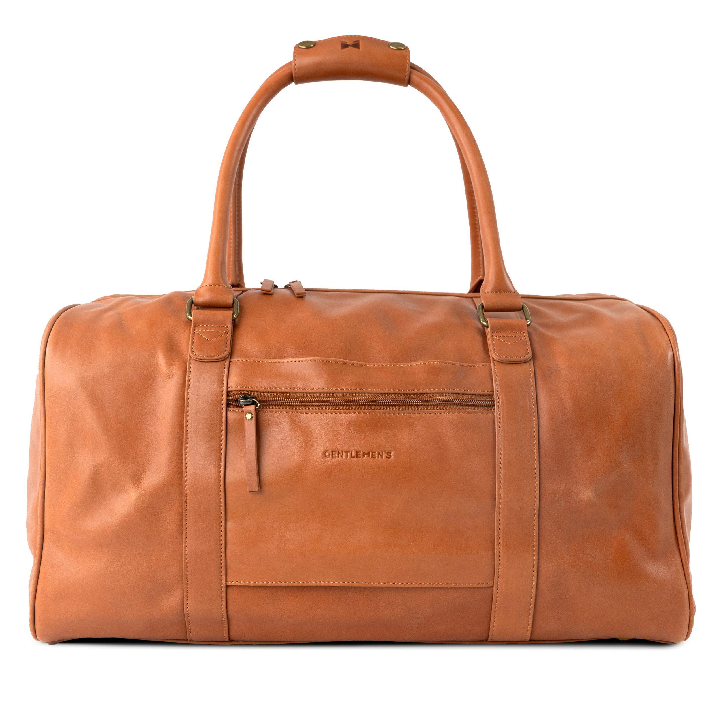 Gentlemen's Weekender Heidelberg - Reisetasche Echtleder Herren - große Leder Wochenendtasche - Duffel Bag für Reise & Business - Laptopfach