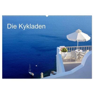 Die Kykladen (Wandkalender 2026 DIN A2 quer), CALVENDO Monatskalender