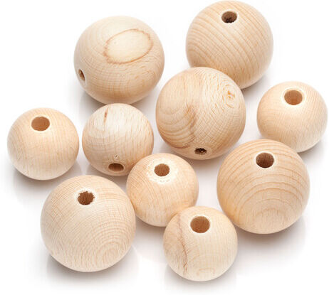 Holzkugeln, 20 + 30 mm Ø, 20 Stück