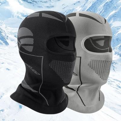 Uplift Essentials Thermal Balaclava Full Face Mask For Winter Sports, Cycling, And Skiing grey