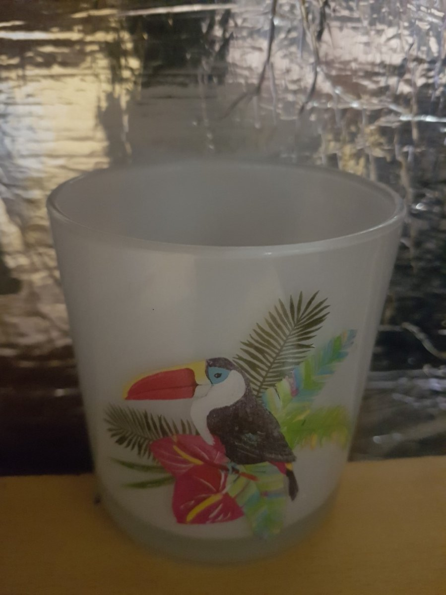 Alte Waxinelicht houder Toekan, 6 stuks