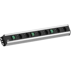 BACHMANN Handwerkerleiste 6fach 3xSchalter, 2m Zul. 300.050