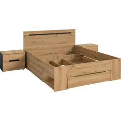 MID.YOU Schlafzimmer-Set CANU - B/H/T ca. 244.00x87.00x205.00