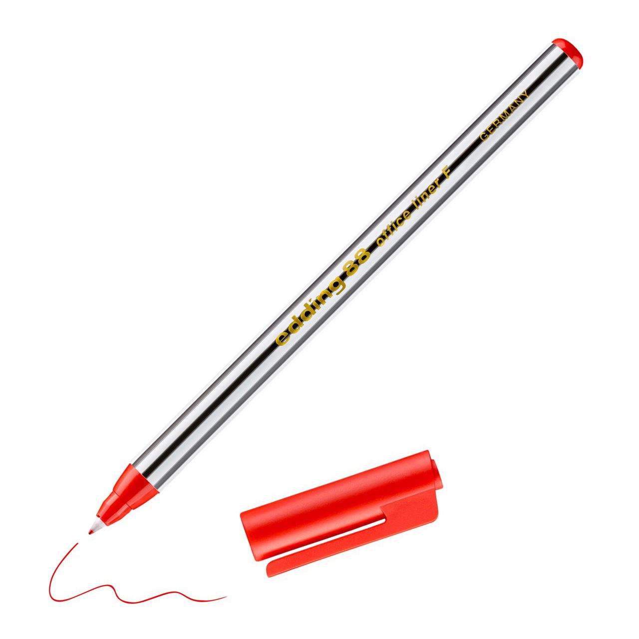 edding 88 Office F Fineliner rot 0,6 mm, 1 St.