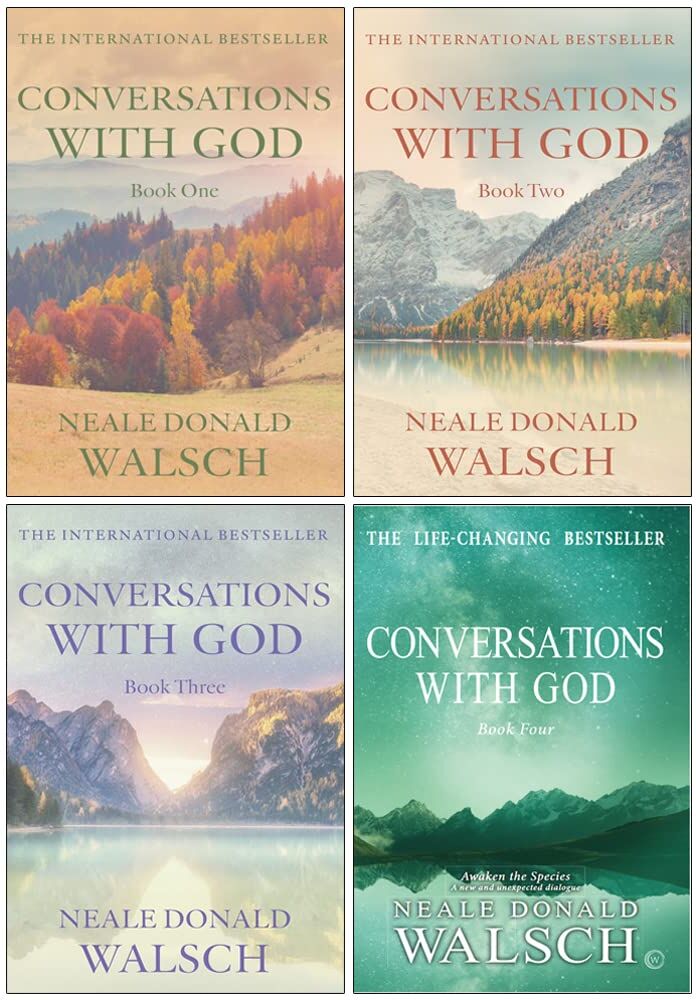 Various Publishers Conversations with God Series 4 Book Collection Set by Neale Donald Walsch - Paperback - Spiritual Non-Fiction Books 1-4