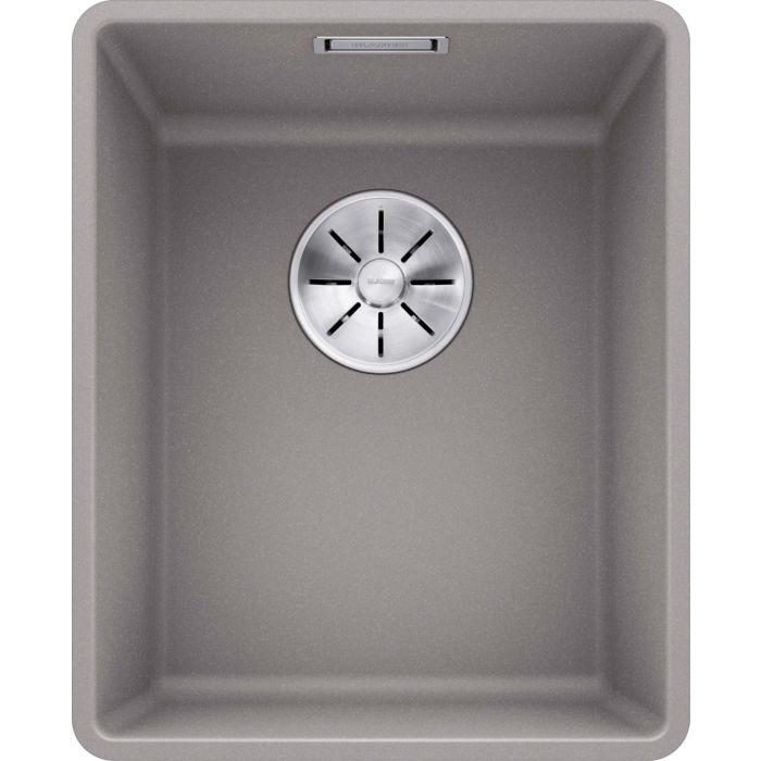 Blanco Subline 320-f Spüle 523418 34,7x42,7cm, PuraDur alumetallic, für Unterbau