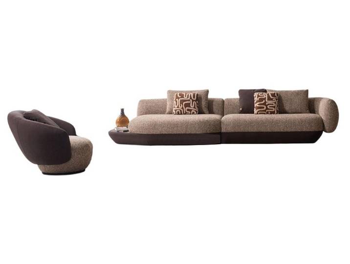 Xlmoebel Polstergarnitur Stilvolle Designer Garnitur für das Wohnzimmer, 2tlg., (Garnitur, 2-tlg., 2-tlg. Designer Garnitur), Made in Europa