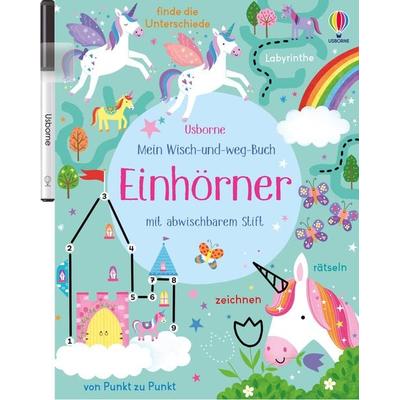 Mein Wisch-und-weg-Buch: Einhörner, Taschenbuch von Kirsteen Robson, Usborne, 978-1-78941-768-5
