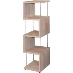 REGAL Elga 33x33x126 aus Holzwerkstoff in der Farbe eiche sägerau
