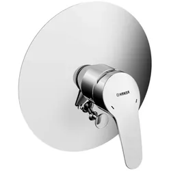 Hansa, Duscharmatur + Badewannenarmatur, mix - inbouw badkraan, chroom