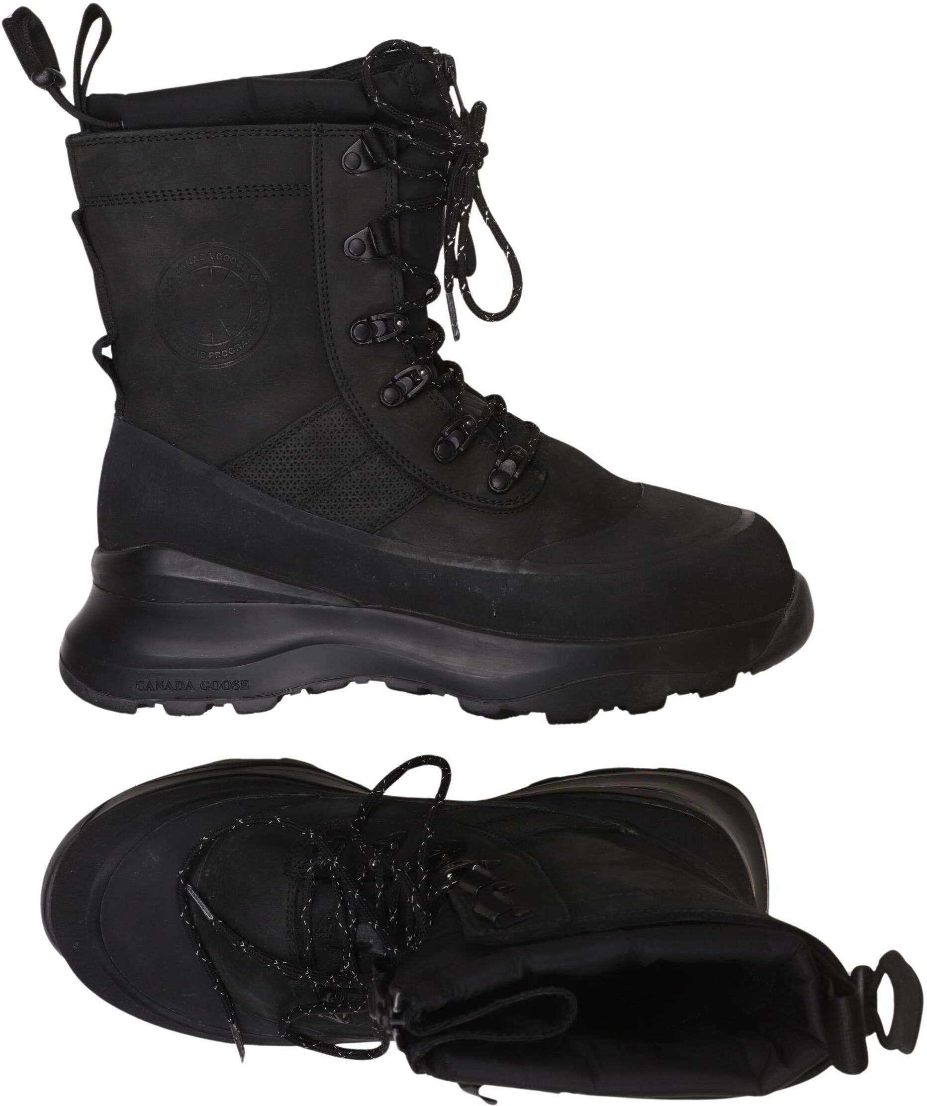 Canada Goose Herren Stiefel, Schwarz, Gr. EU 42, Kunstleder - Second Hand