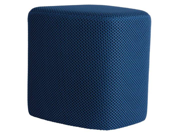 Leitmotiv Hocker Pouf Hocker Retro Mesh Cobalt Blue