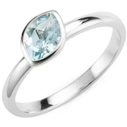 GOLDSCHMUCK FÜR MICH Ring 1 Aquamarin ca.0,85ct Navetteschliff Gold 585