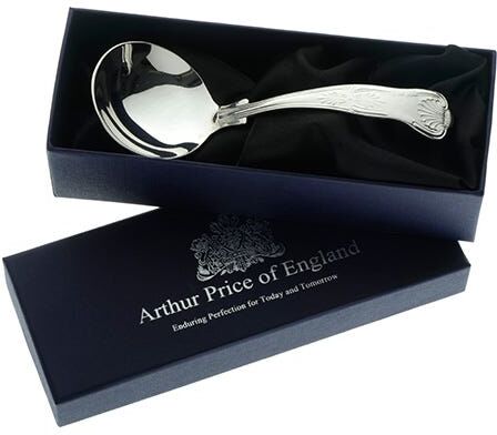 Arthur Price of England Kings Sovereign Silver Cream Ladle