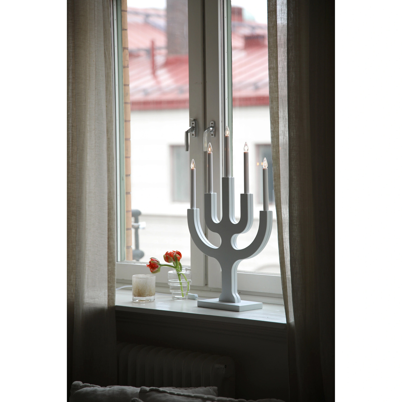 home24 Decoratie Sapin wit B/D/H: 40 x 66 x 12 cm