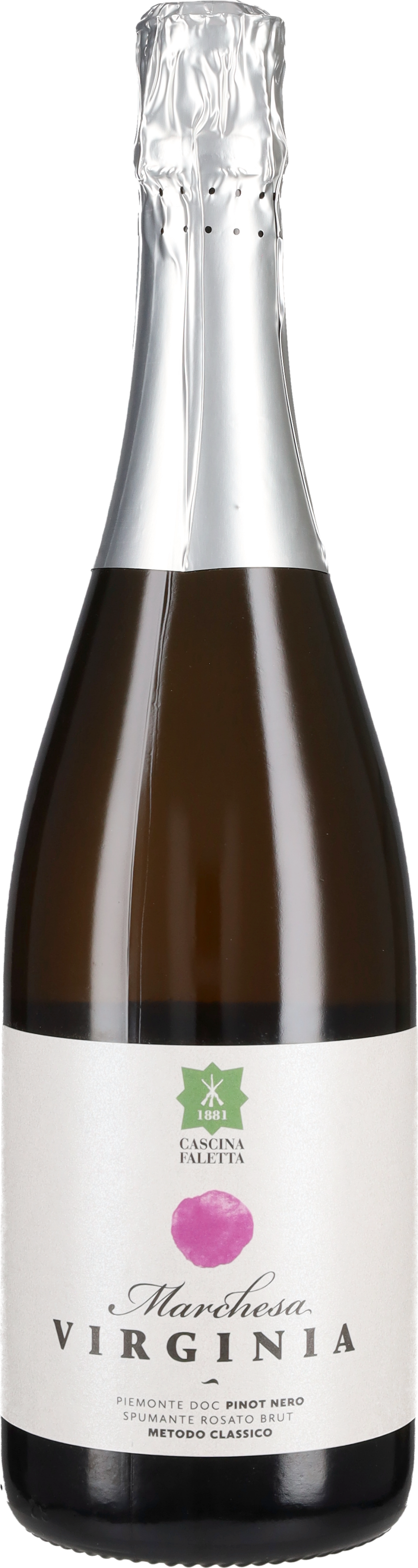 Cascina Faletta Spumante Metodo Classico Rosé 'Marchesa Virginia' 2019
