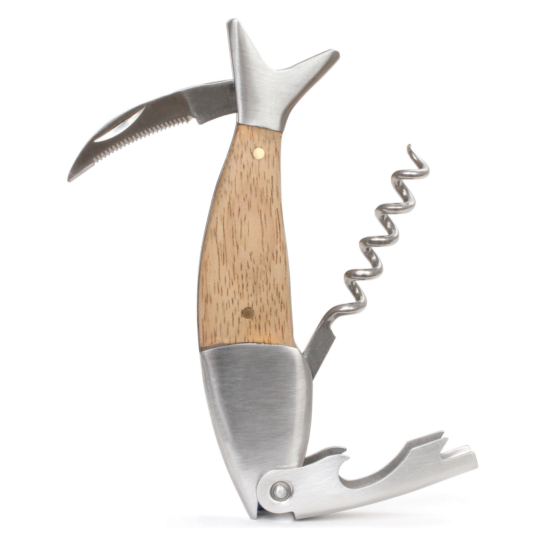 Kikkerland Fish Corkscrew (Kellnermesser) (BA17)