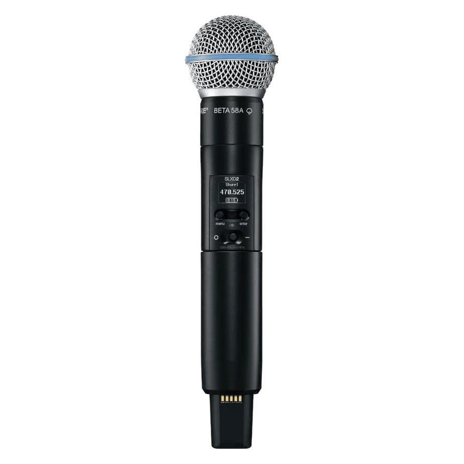 Shure SLXD2/B58=-G59 - Nadajnik do ręki z mikrofonem Beta58 (470-514 MHz) (010-05-008)