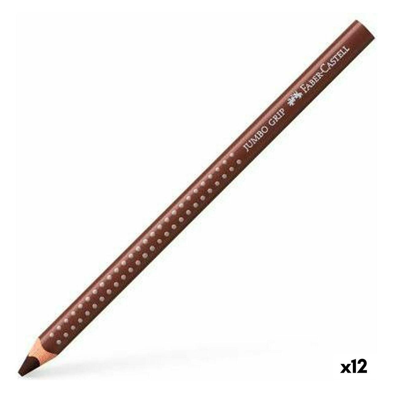 Faber-Castell Faber Castell Buntstift Jumbo Grip Schokobraun 12er (12x) (110976)