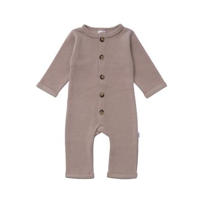 Overall LILIPUT "braun", Mädchen, Gr. 56, EURO-Größen, braun, 80% Baumwolle, 20% Polyester, normal, Overalls Overall, mit umgeschlagenem Saum