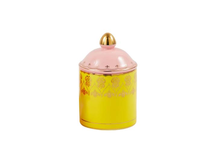 POLSPOTTEN - Boîte Grandpa - Jaune - Porcelaine